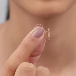 Gold Climber Lab Grown Diamond Studs