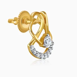 Gold Dancing Grace Lab Grown Diamond Earrings