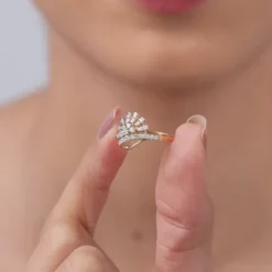 Gold Dawnlight Lab Grown Diamond Ring