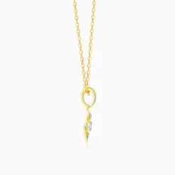 Gold Dazzling Diamond Pendant