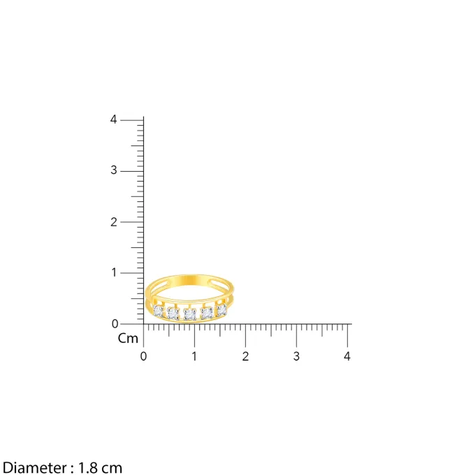 Gold Dazzling Diamond Ring