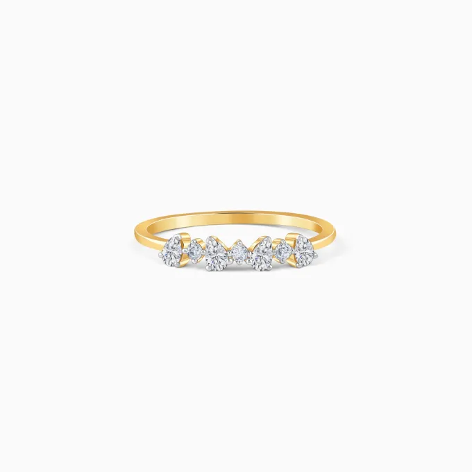Gold Dew Shine Lab Grown Diamond Ring