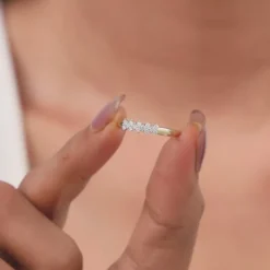 Gold Dew Shine Lab Grown Diamond Ring