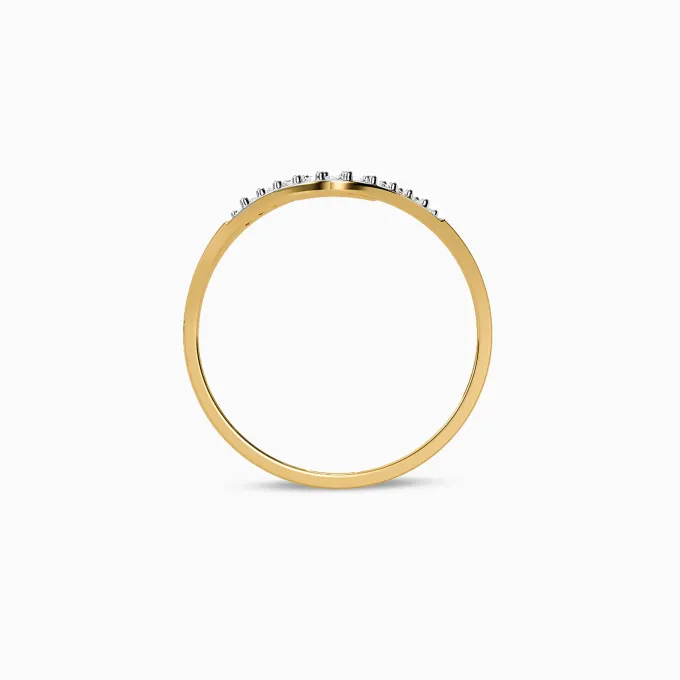 Gold Dual Path Lab Grown Diamond Ring (Size 12)