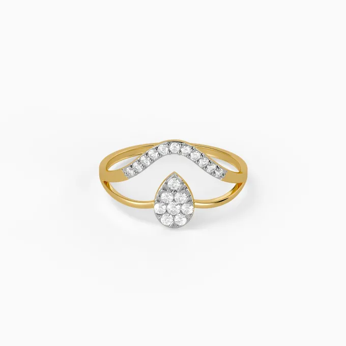 Gold Dual Path Lab Grown Diamond Ring (Size 12)
