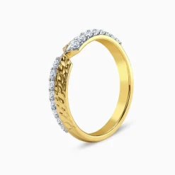 Gold Dynamic Lab Grown Diamond Ring (Size 12)