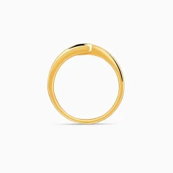 Gold Echo Lab Grown Diamond Ring