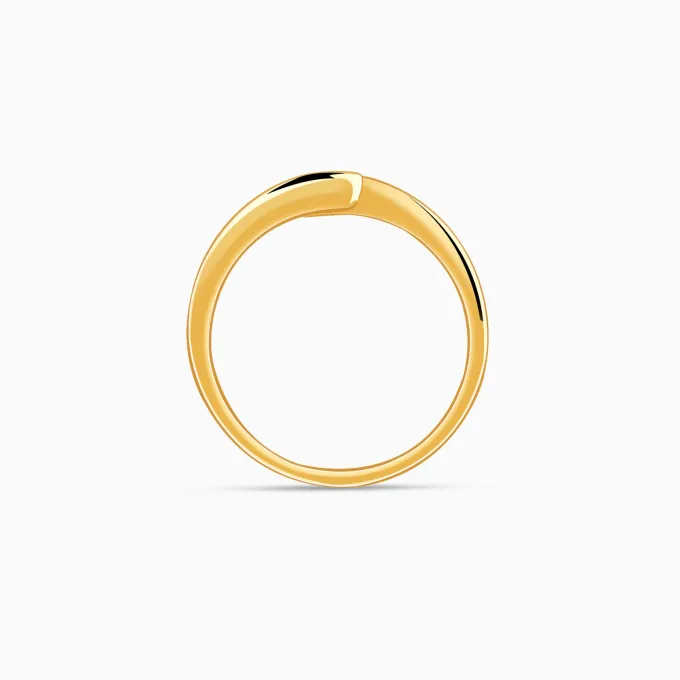 Gold Echo Lab Grown Diamond Ring