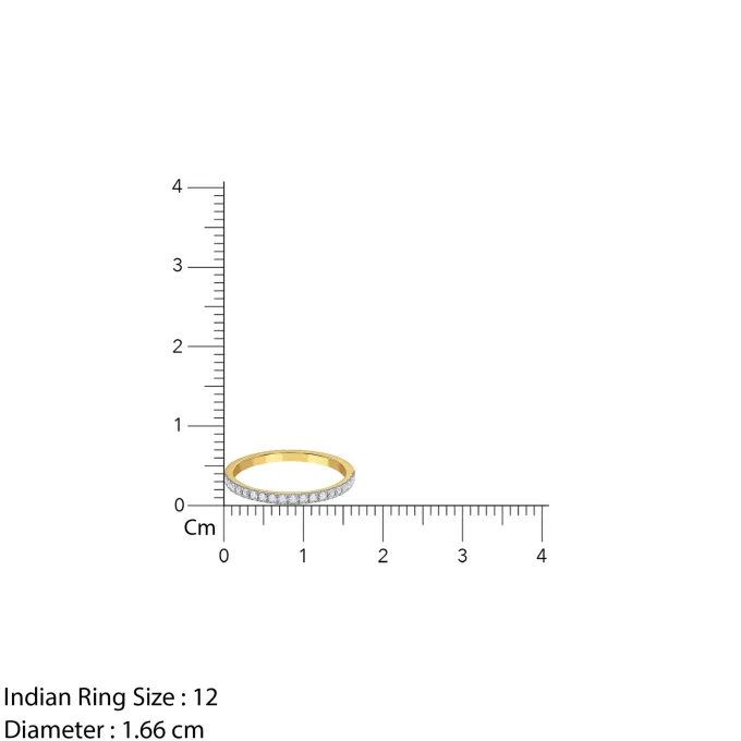 Gold Effortless Flex Lab Grown Diamond Ring (Size 12)