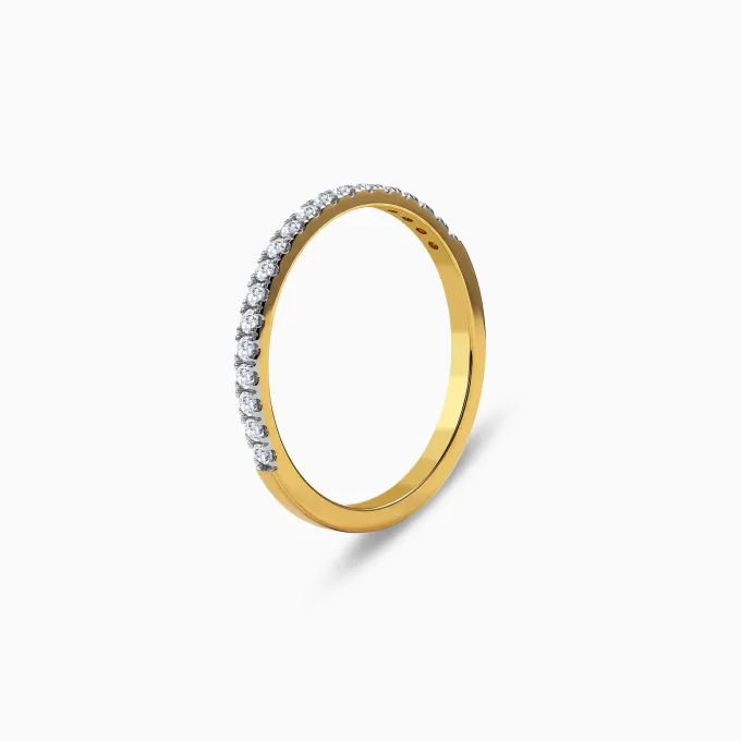 Gold Effortless Flex Lab Grown Diamond Ring (Size 12)