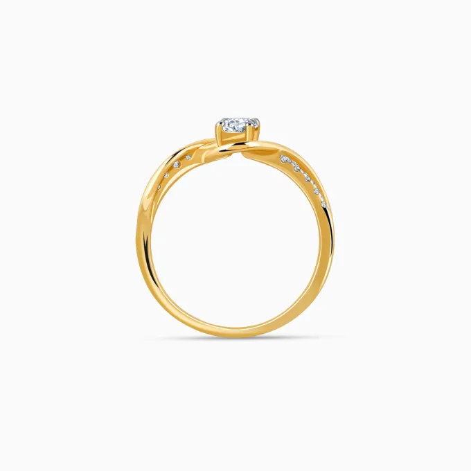 Gold Enchante Lab Grown Diamond Ring