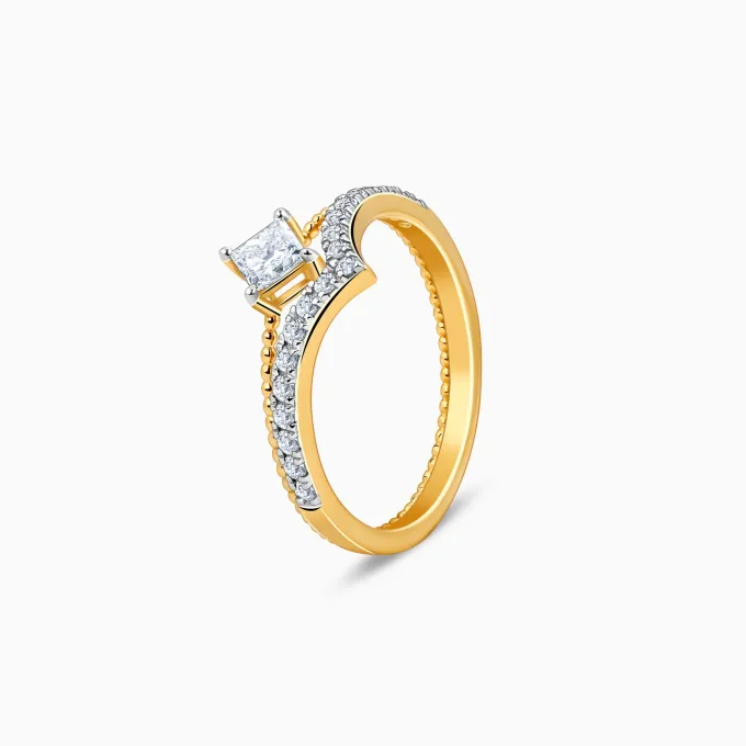 Gold Enigma Layered Lab Grown Diamond Ring
