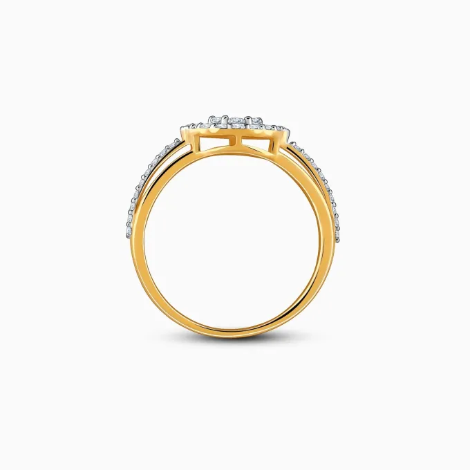 Gold Epireal Lab Grown Diamond Ring