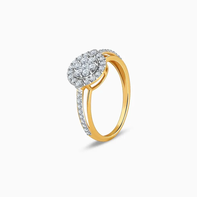 Gold Epireal Lab Grown Diamond Ring
