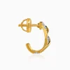 Gold Eterna Lab Grown Diamond Earrings