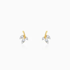 Gold Eternal Vine Lab Grown Diamond Earrings