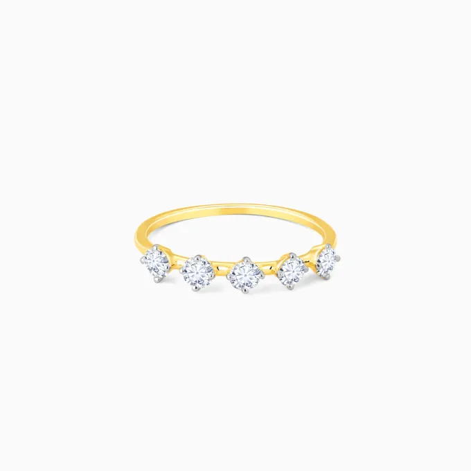 Gold Eternally Treasured Diamond Ring