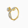 Gold Ever Rose Trail Lab Grown Diamond Ring (Size 12)