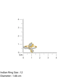 Gold Ever Rose Trail Lab Grown Diamond Ring (Size 12)