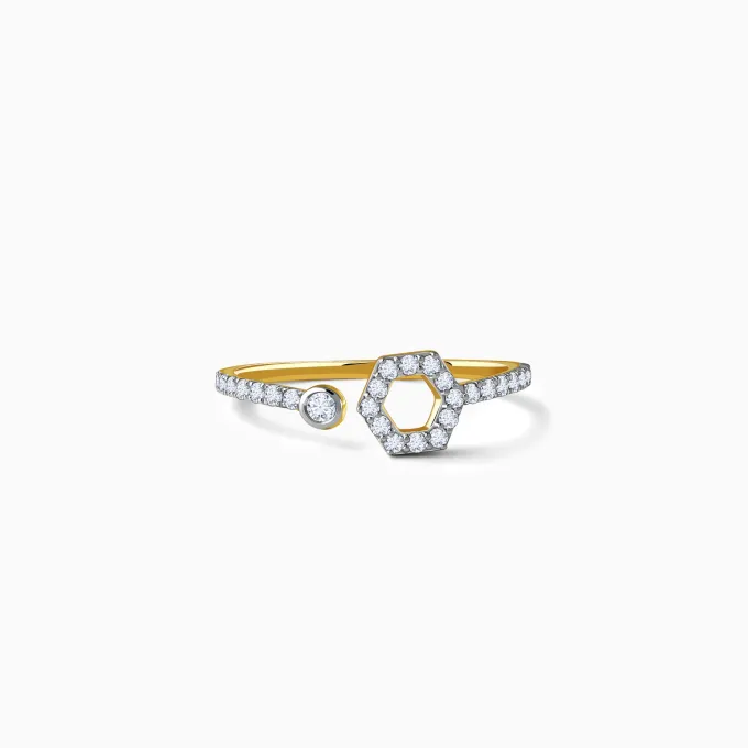 Gold Evermore Lab Grown Diamond Ring