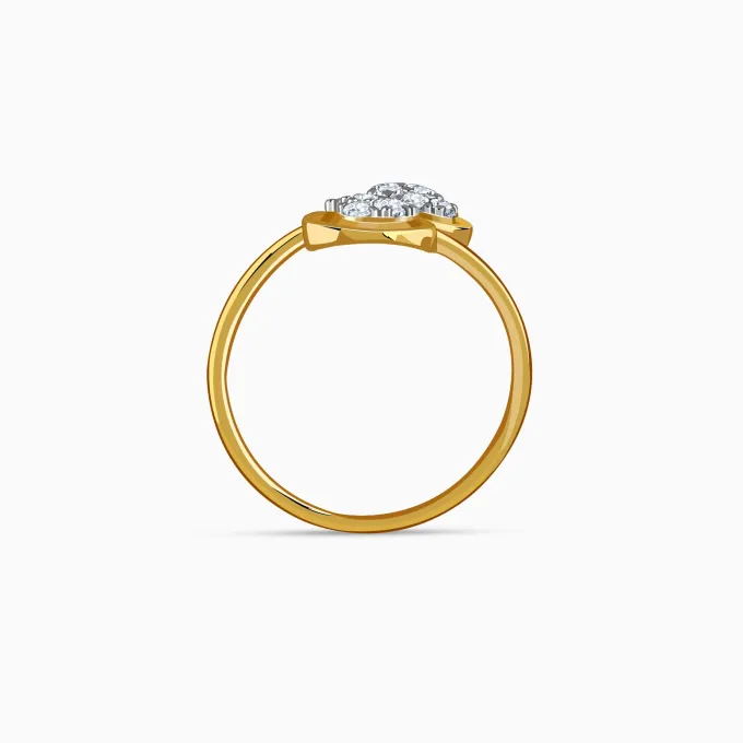 Gold Fantastic Love Lab Grown Diamond Ring (Size 12)