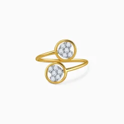Gold Fantastic Love Lab Grown Diamond Ring (Size 12)
