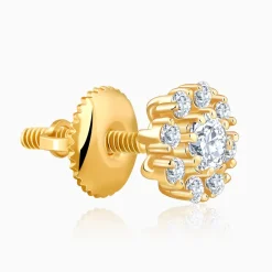 Gold Favourite Bloom Lab Grown Diamond Studs