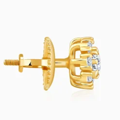 Gold Favourite Bloom Lab Grown Diamond Studs