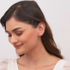 Gold Floral Dream Diamond Earrings