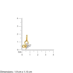 Gold Freeflight Lab Grown Diamond Pendant