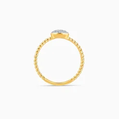 Gold Fresh Flora Lab Grown Diamond ring