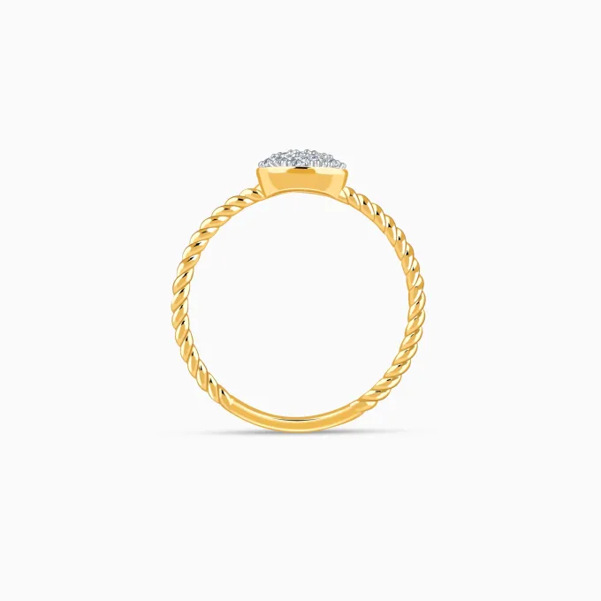 Gold Fresh Flora Lab Grown Diamond ring