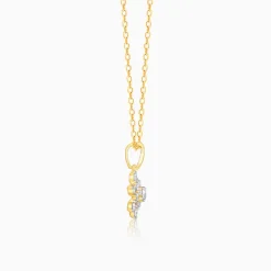Gold Frost Diamond Pendant