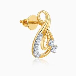 Gold Infinitude Lab Grown Diamond Earrings