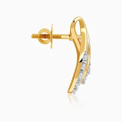 Gold Infinitude Lab Grown Diamond Earrings
