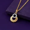 Gold Interstellar Lab Grown Diamond Pendant