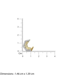 Gold Leoni Lab Grown Diamond Earrings