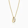 Gold Loop Twist Lab Grown Diamond Ring