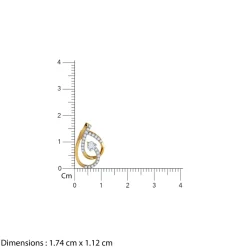 Gold Loop Twist Lab Grown Diamond Ring