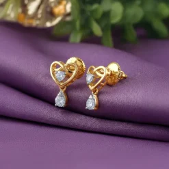 Gold Love Shine Lab Grown Diamond Studs