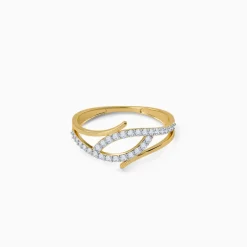 Gold Lumen Gaze Lab Grown Diamond Ring (Size 12)
