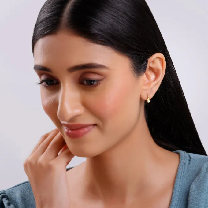Gold Lumora Lab Grown Diamond Earrings