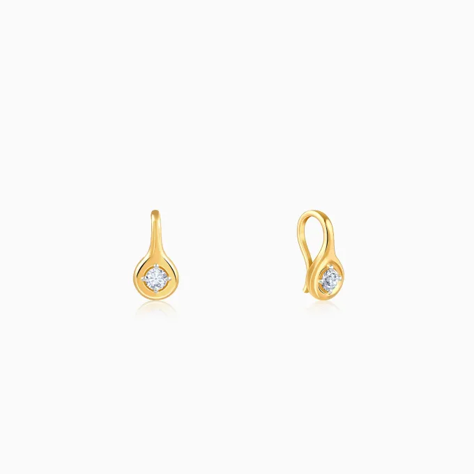 Gold Lumora Lab Grown Diamond Earrings