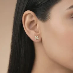 Gold Luna Spark Lab Grown Diamond Earrings