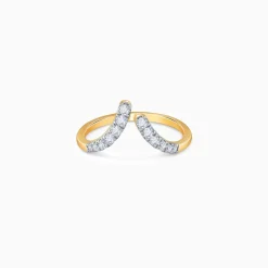 Gold Lunara Lab Grown Diamond Vanki Ring