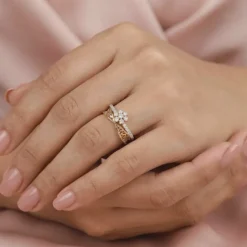 Gold Lyla Lab Grown Diamond Ring (Size 12)