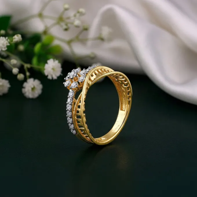 Gold Lyla Lab Grown Diamond Ring (Size 12)