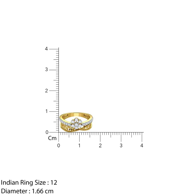 Gold Lyla Lab Grown Diamond Ring (Size 12)