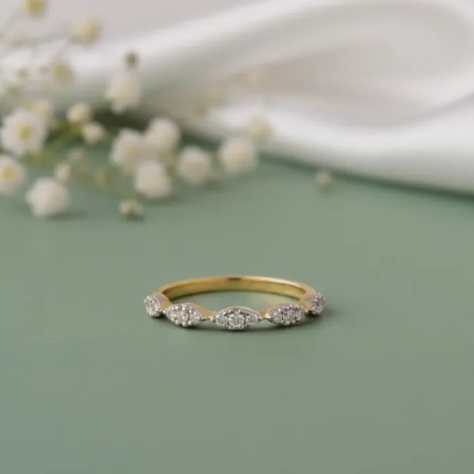 Gold Marea Lab Growm Diamond Ring