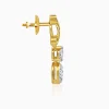 Gold Marquisite Shine Lab Grown Diamond Earrings